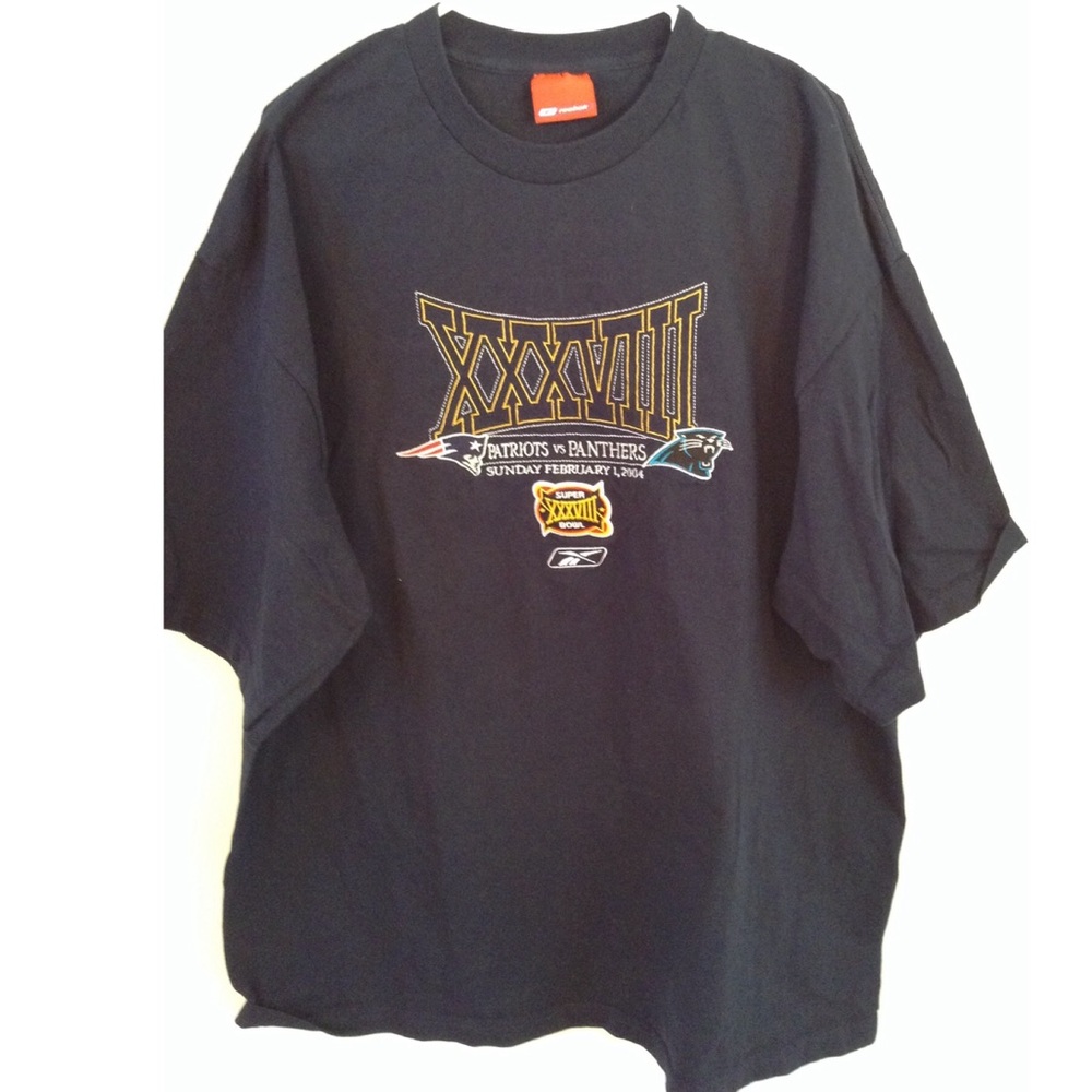 Reebok Patriots Vs Panthers Super Bowl